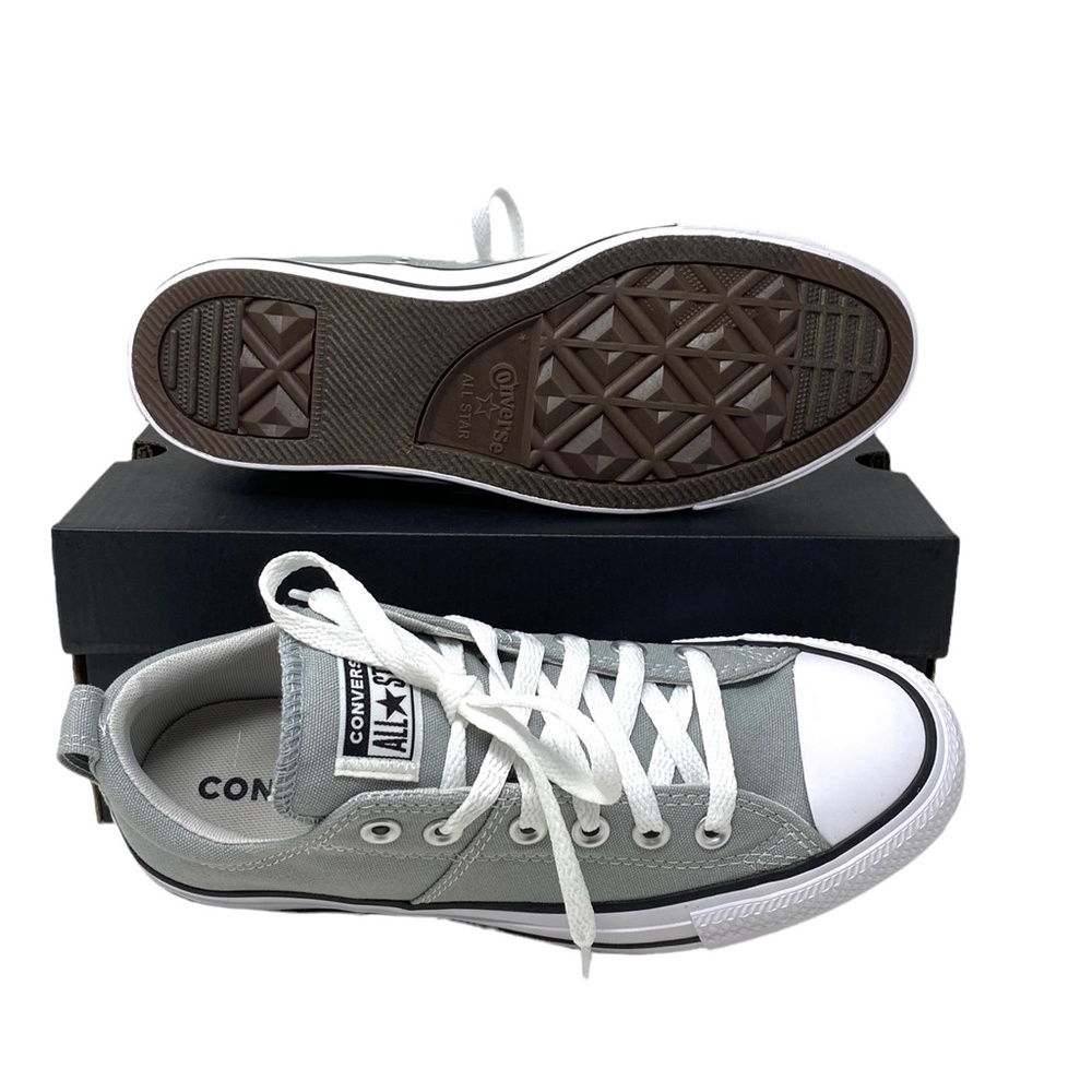 Converse Chuck Taylor Madison Low Top Skate Shoes Canvas Gray Women Size A01690F - Picture 2 of 10